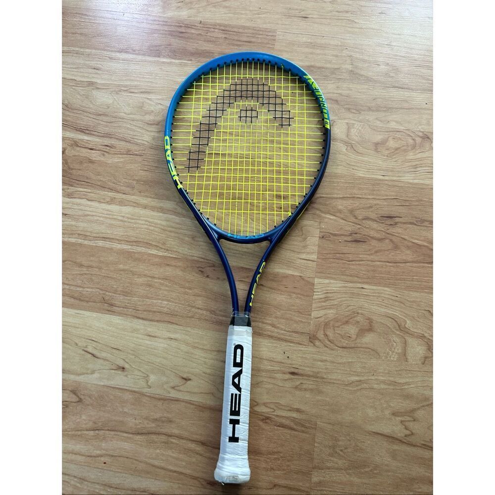 Head Ti. Conquest Tennis Racket - Pre-Strung Light Balance 27 Inch Racquet - 4 3